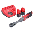 Milwaukee M12 FIR38LR-302 Akku Ratsche lang 12 V 75 Nm 3/8