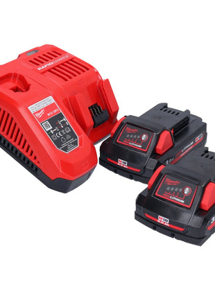 Milwaukee M18 FH-302 Cordless Rotary Hammer 2.5 J 18V SDS plus Brushless + 2x Batteries 3.0 Ah + Charger