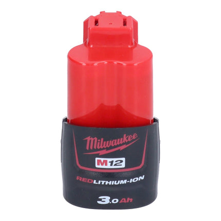 Milwaukee M12 FDGA-301 Meuleuse droite coudée 12 V 6 / 8 mm Brushless + 1x batterie 3,0 Ah - sans chargeur