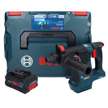 Akumulatorowy młot udarowo-obrotowy Bosch GBH 18V-24 C Professional 18 V 2,4 J bezszczotkowy SDS plus + 1x akumulator ProCORE 8,0 Ah + L-BOXX - bez ładowarki