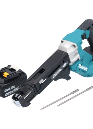 Makita DFR 551 M1 Akku Magazinschrauber 18 V 25 - 55 mm Brushless + 1x Akku 4,0 Ah - ohne Ladegerät - Toolbrothers