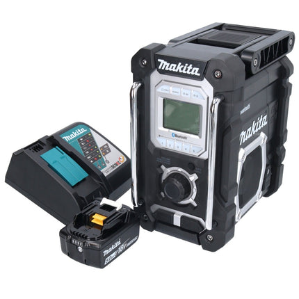 Makita DMR 108 RT1 Akku Radio 10,8 V - 18 V Bluetooth IP64 + 1x Akku 5,0 Ah + Ladegerät