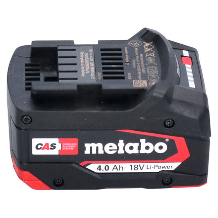 Zestaw Metabo Basic Set 4x akumulator Li-Power 18 V 4,0 Ah + ładowarka Metabo SC 30 12 - 18 V