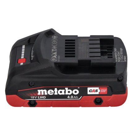 Metabo WB 18 LTX BL 15-125 Quick Meuleuse d'angle sans fil 18 V 125 mm Brushless + 1x batterie 4,0 Ah + metaBOX - sans chargeur