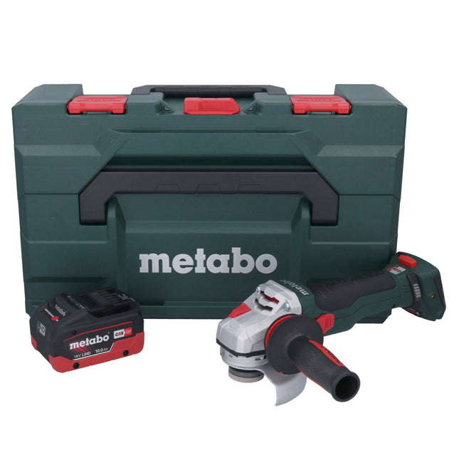 Metabo WB 18 LTX BL 15-125 Quick cordless angle grinder 18 V 125 mm brushless + 1x rechargeable battery 10.0 Ah + metaBOX - without charger