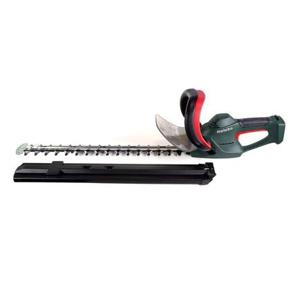 Akumulatorowe nożyce do żywopłotu Metabo AHS 18-55 V 53 cm ( 600463800 ) + 2x akumulator 4,0 Ah + ładowarka