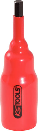 KS TOOLS Vaso con punta de 1/2" con aislamiento protector para tornillos con hexágono interior, 8 mm, 95 mm de largo ( 117.1154 )