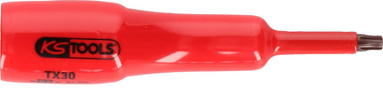 KS TOOLS Douille tournevis 1/2' avec revêtement isolant pour vis Torx, T55, longue ( 117.2452 )