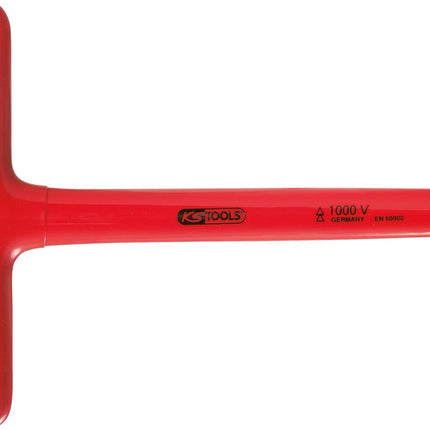 KS TOOLS 1/4" T-Griff-Steckschlüssel mit Schutzisolierung, 120mm ( 117.1743 ) - Toolbrothers