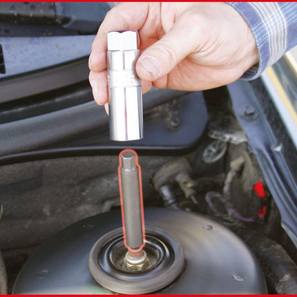 KS TOOLS 10 mm Stoßdämpfer-Innensechskant-Gegenhalter-Bit-Stecknuss, 7 mm ( 150.9467 ) - Toolbrothers