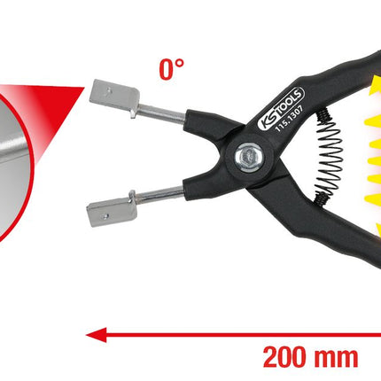 KS TOOLS Alicates de relé recto ( 115.1307 )