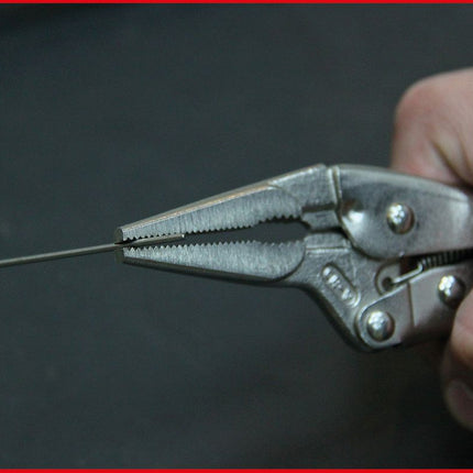 KS TOOLS Langbacken-Gripzange mit Easy-Release,60mm,L=205mm ( 115.2035 ) - Toolbrothers
