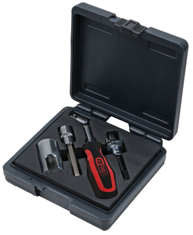 KS TOOLS Kit combinado de fresado para fontanería, 4 pzs ( 116.2030 )