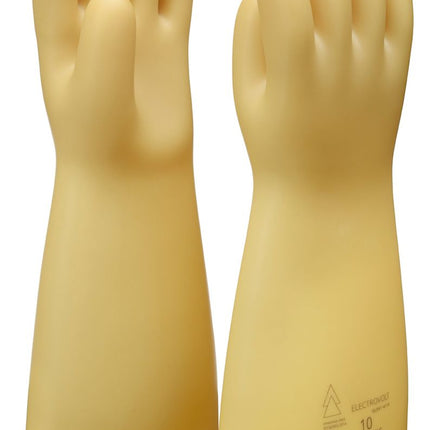 KS TOOLS Elektriker-Schutzhandschuh mit Schutzisolierung, Größe 12, Klasse 0, weiß ( 117.0053 )