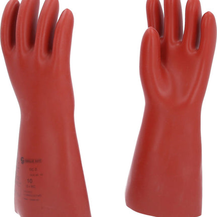KS TOOLS Guanto di protezione da elettricista con protezione meccanica, taglia 10, classe 0, rosso ( 117.0069 )