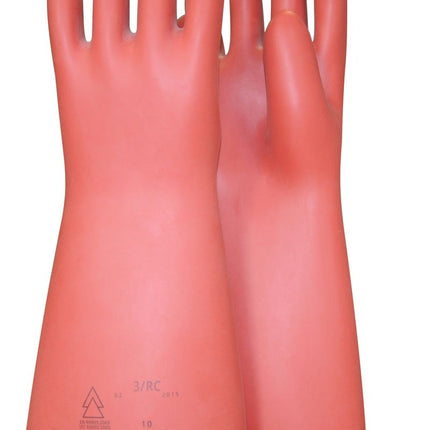KS TOOLS Elektriker-Schutzhandschuh mit mechanischen und thermischen Schutz, Größe 10, Klasse 2, rot ( 117.0093 )