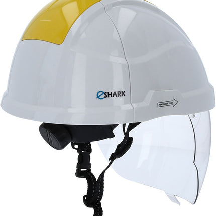 KS TOOLS Arbeits-Schutzhelm mit Gesichtsschutz, gelb ( 117.0136 )