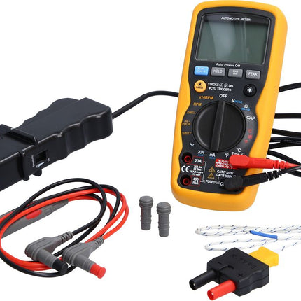 KS TOOLS Digital Multimeter inkl. Prüfspitzen mit integriertem Schlagschutz ( 117.0217 ) - Toolbrothers