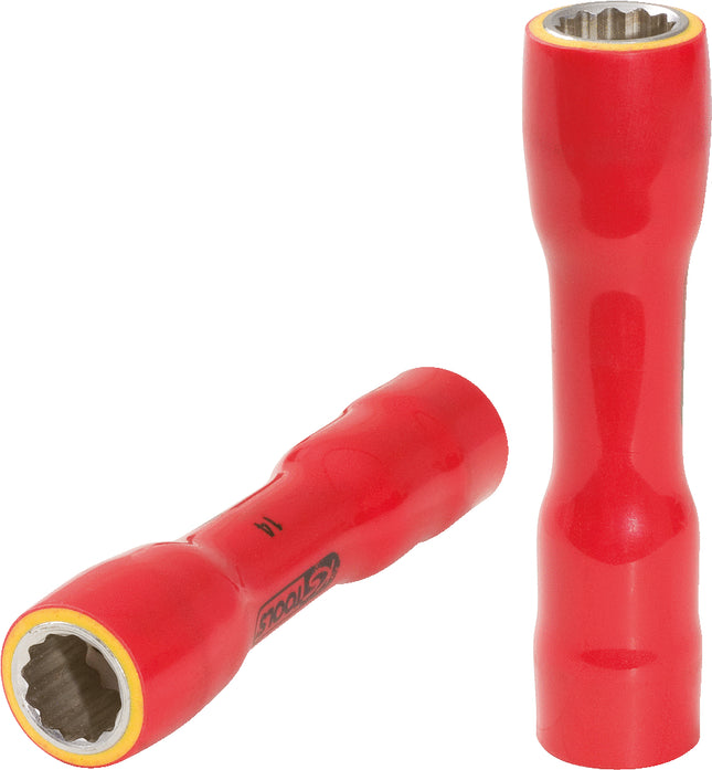 KS TOOLS 3/8" Stecknuss mit Schutzisolierung, XL, 10mm ( 117.3853 )