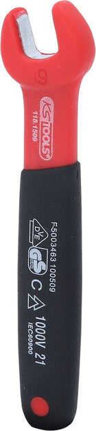 KS TOOLS Llave fija aislada, 9 mm ( 118.1509 )