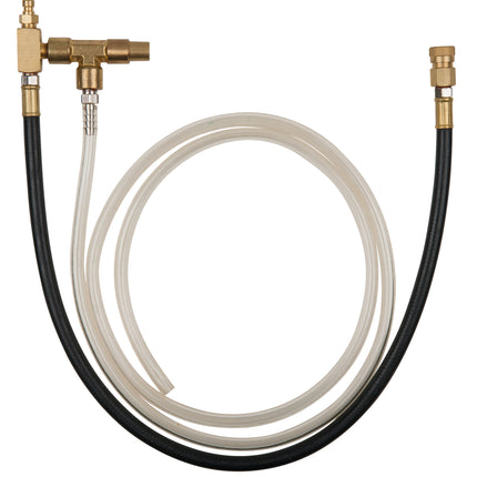 KS TOOLS Manometer-Anschlussschlauch mit 1/4" Schlauchanschluss mit Ventil für Bosch CSI und GM TBI Systeme ( 150.2362 ) - Toolbrothers