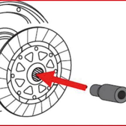 KS TOOLS Kupplungs-Zentrier-Dorn Ø 32,5 mm für SAC Kupplungen für BMW ( 150.2405 ) - Toolbrothers
