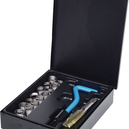 KS TOOLS Nirostahl Gewinde-Reparatur-Satz M14x1,25mm, 17-tlg ( 150.6140 ) - Toolbrothers