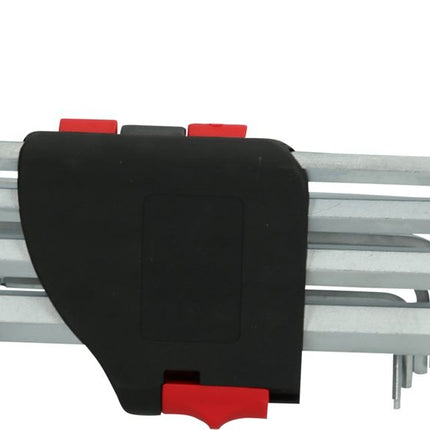 KS TOOLS Kugelkopf-Innensechskant-Winkelstiftschlüssel-Satz, lang, 10-tlg ( 151.5000 ) - Toolbrothers