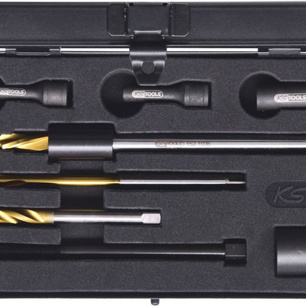 KS TOOLS Jeu d'extraction pour bougies 8 pcs M10x1,0 ( 152.1030 )