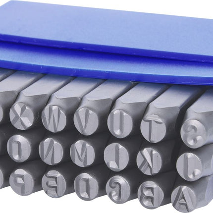 KS TOOLS Buchstaben-Prägestempel-Satz, 27-tlg ( 156.0468 ) - Toolbrothers