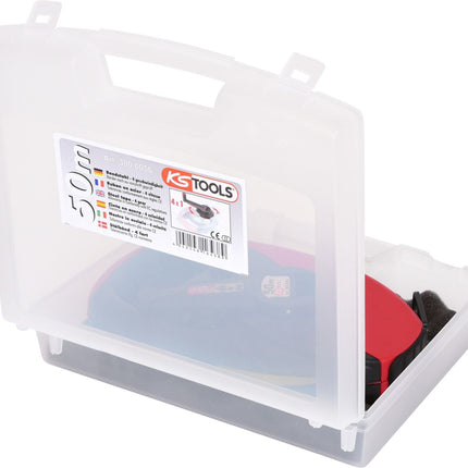 KS TOOLS Rahmenbandmaß mit gelbem Stahlband, Kunststoffgehäuse, 50m ( 300.0056 ) - Toolbrothers