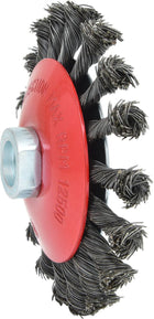 KS TOOLS Kegelform-Stahldrahtrundbürste 0,5mm, Ø 115mm ( 340.0049 ) - Toolbrothers