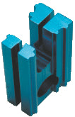 KS TOOLS Dispositivo di bloccaggio per alberi a camme per Opel / Saab, blu ( 400.0162 )