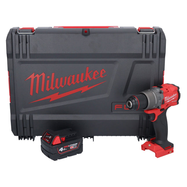 Milwaukee M18 FPD3-401X Perceuse-visseuse à percussion sans fil 18 V 158 Nm Brushless + 1x batterie 4,0 Ah + HD Box - sans chargeur