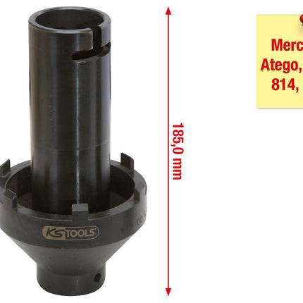 KS TOOLS 3/4" Nutmuttern-Schlüssel mit 6 Zapfen für Mercedes, 80-95mm ( 450.0160 ) - Toolbrothers