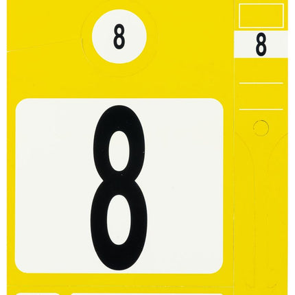 KS TOOLS Schlüsselanhänger-Set, gelb, 300 Stück ( 500.8017 ) - Toolbrothers