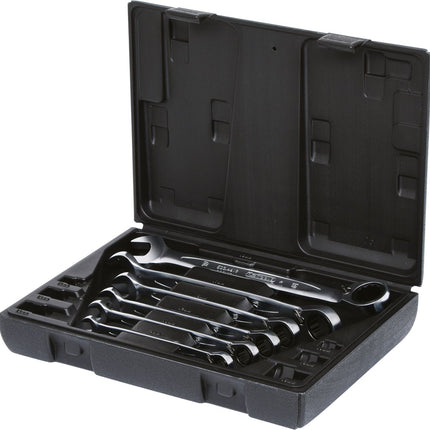 KS TOOLS GEARplus Ratschenringmaulschlüssel-Satz, umschaltbar, 6-tlg ( 503.4646 ) - Toolbrothers