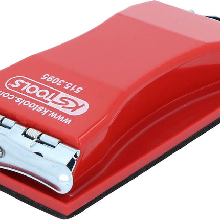 KS TOOLS Schleifklotz mit Moosgummiaufnahme, 210x105mm ( 515.3095 ) - Toolbrothers