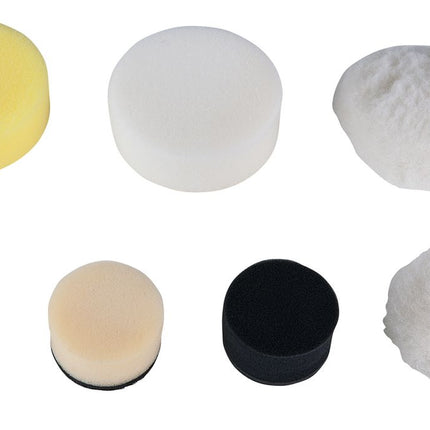 KS TOOLS Kunststoffpad gelb, Ø 50,0mm, 5er Pack ( 515.5126 ) - Toolbrothers