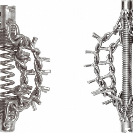 KS TOOLS Raschiatore a catena c.catene ad arpione,2 catene,spirali 16mm ( 900.2186 )