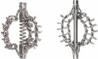 KS TOOLS Raschiatore a catena c.catene ad arpione,2 catene,spirali 16mm ( 900.2186 )