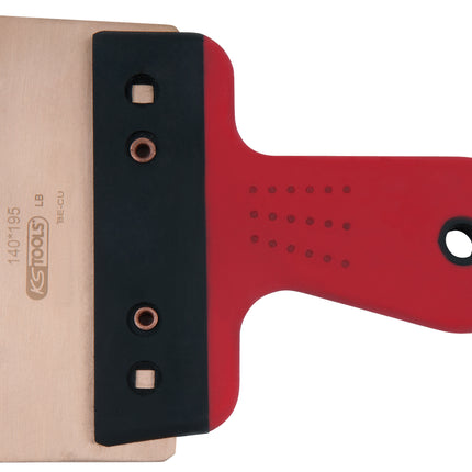 KS TOOLS Espátula ancha BRONZEplus, hoja rígida 180 mm ( 963.9563 )