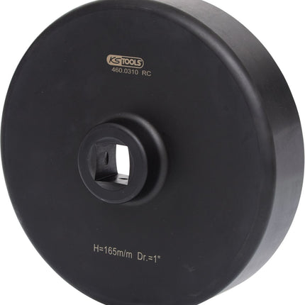 KS TOOLS 1" Achsmuttern-Schlüssel, 6-kant, kurz, 165mm ( 460.0310 ) - Toolbrothers