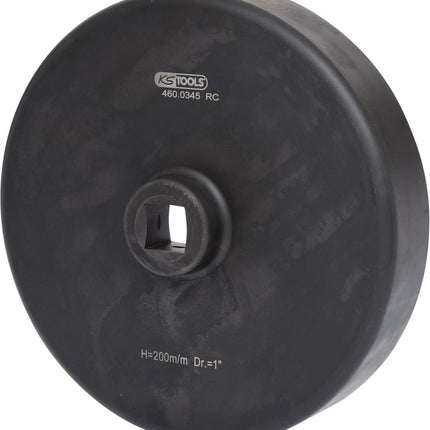 KS TOOLS 1" Achsmuttern-Schlüssel, 6-kant, kurz, 200mm ( 460.0345 ) - Toolbrothers