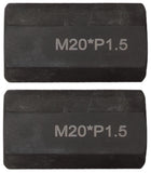 KS TOOLS Juego de adaptadores de rosca M20x1,5x65 mm, 2 pzs ( 460.1775 )