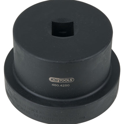KS TOOLS 1" Achsmuttern-Schlüssel mit Führungsbund, 12-kant, 110 mm ( 460.4250 ) - Toolbrothers