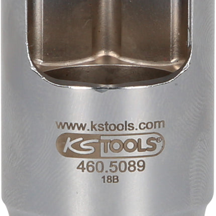 KS TOOLS Llave de vaso angular especial de 3/8' para uniones de tubos, 19 mm ( 460.5089 )