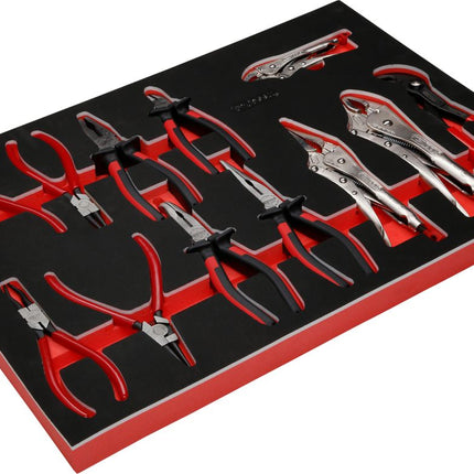 KS TOOLS Zangen-Satz in Schaumstoffeinlage, 12-tlg ( 811.0012 ) - Toolbrothers
