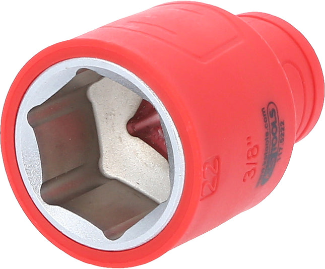 KS TOOLS 3/8" Isolierte Stecknuss, 22mm ( 117.5222 )