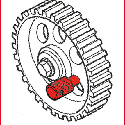 KS TOOLS Serie di utensili per messa in fase motore per Fiat / Iveco, 5 pz ( 400.0400 )